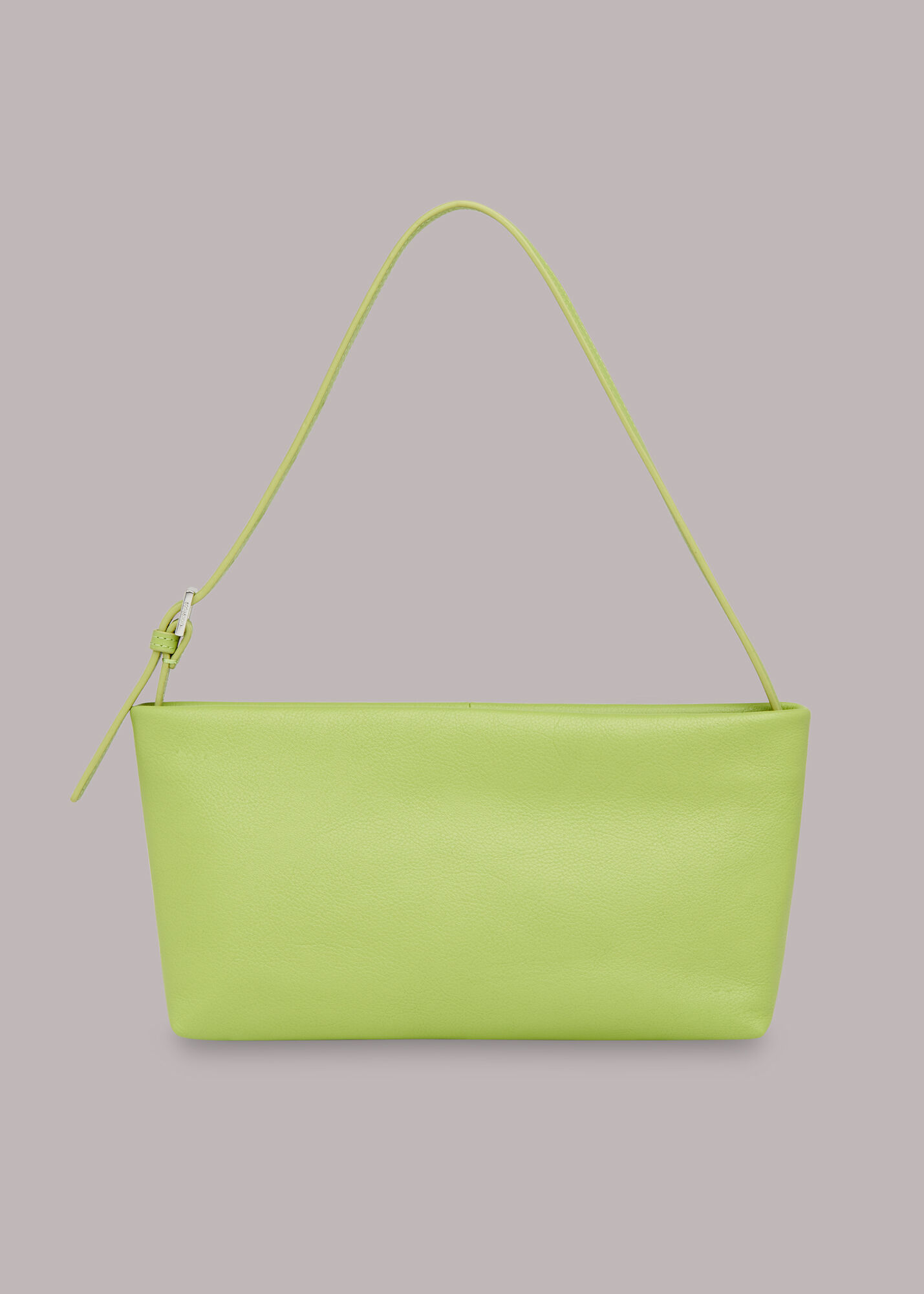 Green Sorbie Buckle Strap Clutch WHISTLES